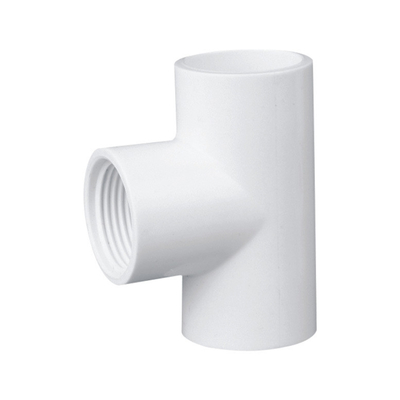 Weißfarbige PVC-Rohrverbindungen für Badezimmer und Formen