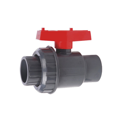 Standarddicke 2 Zoll Kunststoff doppelte True Union PVC Kugelventile mit ABS-Griff