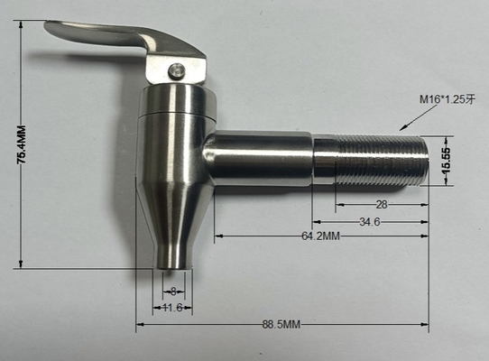 Edelstahlventil-Kern moderner Getränkedispenser Spigot für ein Loch Deck montiert