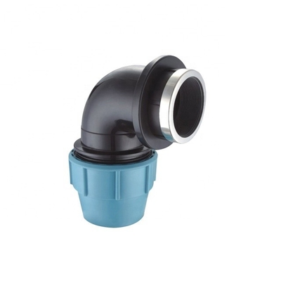 20-110MM PN16 Spanisch Typ PP Kompressions-Tee-Tropfen-Fitting geschmiedet mit Flanschverbindung