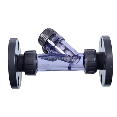 Industrie 1 Zoll Transparent PVC Y-Strainer mit Steckdose/Drehverbindung und Griff