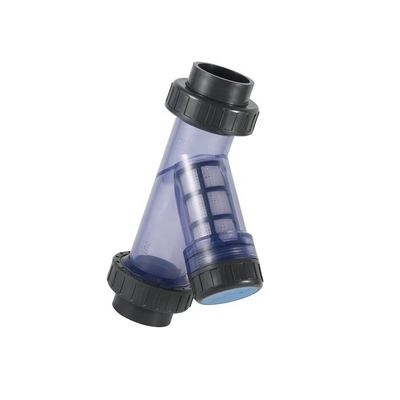Industrie 1 Zoll Transparent PVC Y-Strainer mit Steckdose/Drehverbindung und Griff