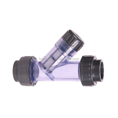 Industrie 1 Zoll Transparent PVC Y-Strainer mit Steckdose/Drehverbindung und Griff