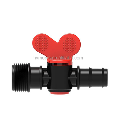 16 mm/20 mm PP Mini-Steuerventil Leckfreies Bewässerungsventil Steckdose/Drehanschluss
