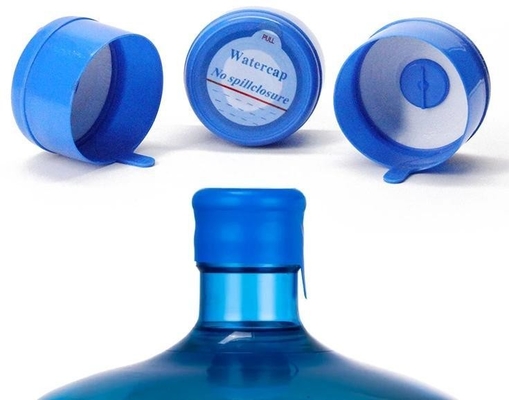 5 Gallonen 20 Liter vorgefertigte PET-Flaschenkappen mit dunkelblauem Design und hohem Volumen