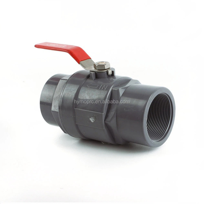 Allgemeine 1/2 PVC-Kugelventil mit Stahlgriff und Druck von 1,0 MPA ASTM/DIN/ASNZ/JIS Standard