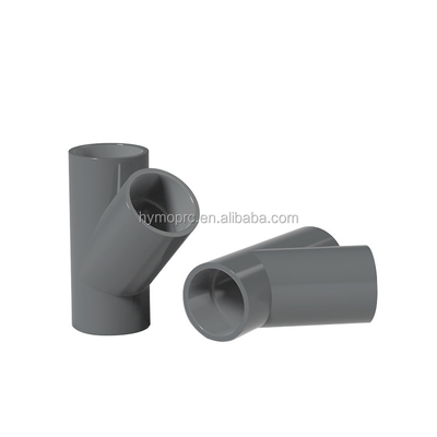 DIN-Standard PVC-Rohre und Rohrverbindungen für Sanitärtechnik PN10 Y Tee-Rohrverbindungen Länge STANDARD