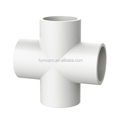 Für die Wasserversorgung benutzerdefinierte Weiße SCH40-PVC-Druckrohrfittings