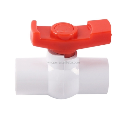 3 Zoll PVC-Kugelventil mit Bootshandle ASTM DIN Standard Weiß Grau OEM Ja Garantie