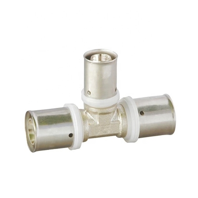 16 mm Messing PEX AL PEX Pressbefestigungen für langlebige Wasserleitungen