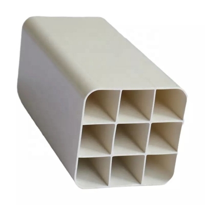 Quadratische Kopfhäfte Klebeverbindung PVC-Gitterrohr 150*100mm mit individueller rechteckiger Form