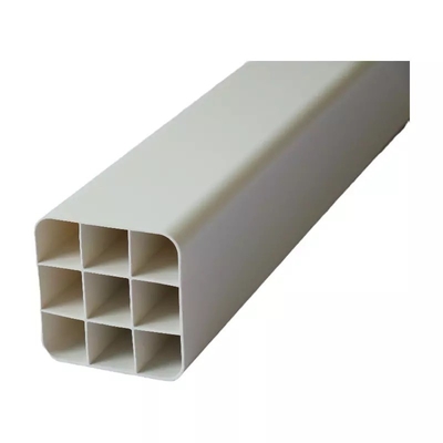 Quadratische Kopfhäfte Klebeverbindung PVC-Gitterrohr 150*100mm mit individueller rechteckiger Form