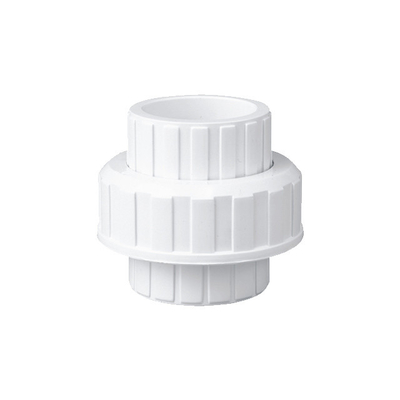 Standarddicke PVC-Rohrverbindung für Schwimmbäder Weißrunder Kopf NPT BSP BSPT Gewindeart