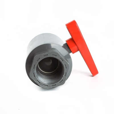 3/4 Zoll PVC-Kugelventil mit Griff STANDARD Längen PP Kugel OEM Anpassung unterstützt