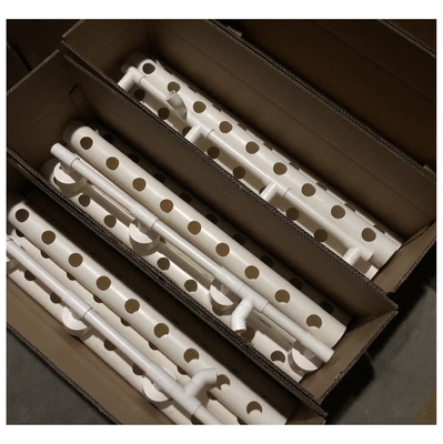63 mm 75 mm weiße Farbe rundes PVC-Rohr Hydroponisches System mit B2B-Käuferbedürfnissen im Auge