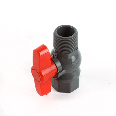 3/4 Zoll PVC-Kugelventil mit Griff STANDARD Längen PP Kugel OEM Anpassung unterstützt