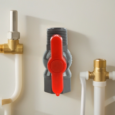 3/4 Zoll PVC-Kugelventil mit Griff STANDARD Längen PP Kugel OEM Anpassung unterstützt