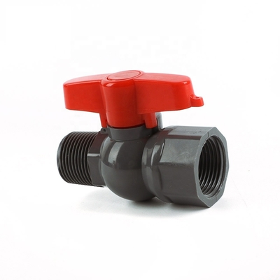 3/4 Zoll PVC-Kugelventil mit Griff STANDARD Längen PP Kugel OEM Anpassung unterstützt