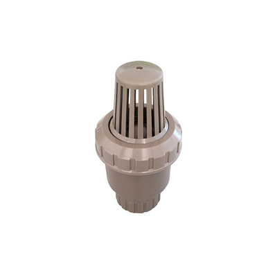 Hochdruck 1.0MPA 1 Zoll PVC-Spring-Scheckventil mit weißer Farbe und PP-Kugel