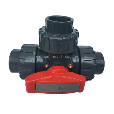 ISO-Dicke Industrie-Diverter 3-Wege-PVC 2-Zoll-Ventil mit Steckdose-Draht Enden OEM Ja