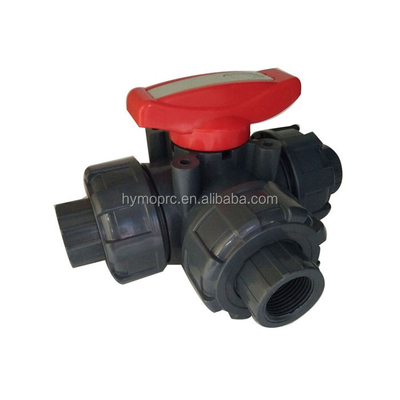 ISO-Dicke Industrie-Diverter 3-Wege-PVC 2-Zoll-Ventil mit Steckdose-Draht Enden OEM Ja