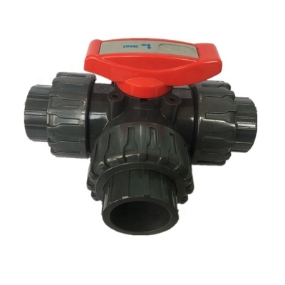 ISO-Dicke Industrie-Diverter 3-Wege-PVC 2-Zoll-Ventil mit Steckdose-Draht Enden OEM Ja