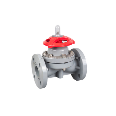 PPH ASTM DIN Standard 4 Zoll Sanitäre Sanitäranlagen Tank Boden Solenoidventil Membran CPVC
