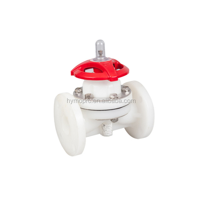 PPH ASTM DIN Standard 4 Zoll Sanitäre Sanitäranlagen Tank Boden Solenoidventil Membran CPVC