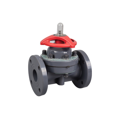 PPH ASTM DIN Standard 4 Zoll Sanitäre Sanitäranlagen Tank Boden Solenoidventil Membran CPVC