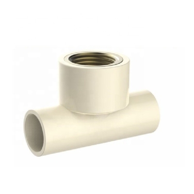 Wasserversorgung CPVC Tee-Rohre und -Fittings mit BSPT-Gewinnschmiede-Verbindungsflansche