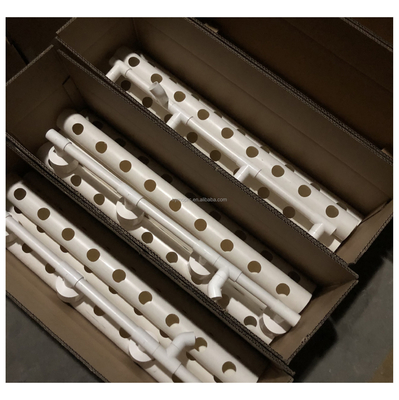 Standarddicke runde PVC-Rohre Hydroponisches NFT-System für den Gartenanbau