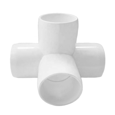 ASTM-Standard 3/4 Zoll 3-Wege-Eckverbindungsgelenk Ellenbogen PVC-Rohrverbindungen für Sanitärtechnik