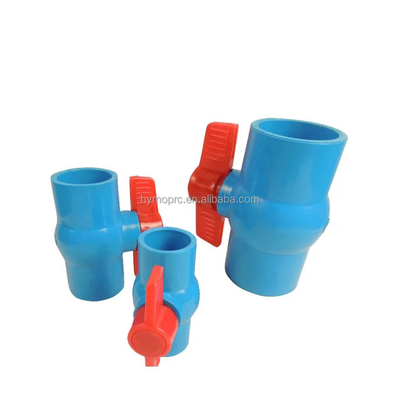 ANSI Kunststoffleitungen mit Standarddicke 1&quot; ANSI PVC Kugelventil Blau 1/2 Steckdose
