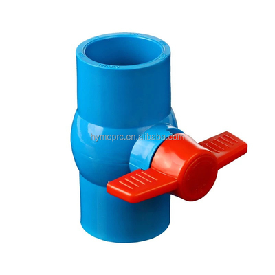 ANSI Kunststoffleitungen mit Standarddicke 1&quot; ANSI PVC Kugelventil Blau 1/2 Steckdose