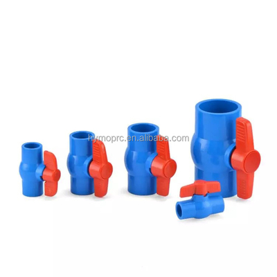 ANSI Kunststoffleitungen mit Standarddicke 1&quot; ANSI PVC Kugelventil Blau 1/2 Steckdose