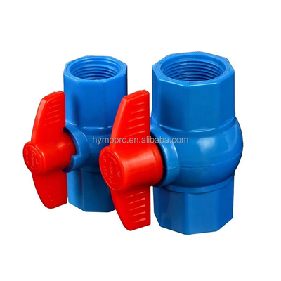 ANSI Kunststoffleitungen mit Standarddicke 1&quot; ANSI PVC Kugelventil Blau 1/2 Steckdose