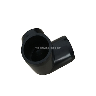 Schwarze PVC 3-Wege Ellenbogen für 1/2 &quot;zu 1&quot; Rohrverbindungen anpassbar OEM ODM