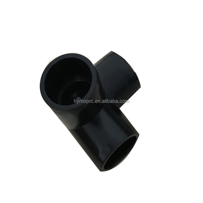 Schwarze PVC 3-Wege Ellenbogen für 1/2 &quot;zu 1&quot; Rohrverbindungen anpassbar OEM ODM