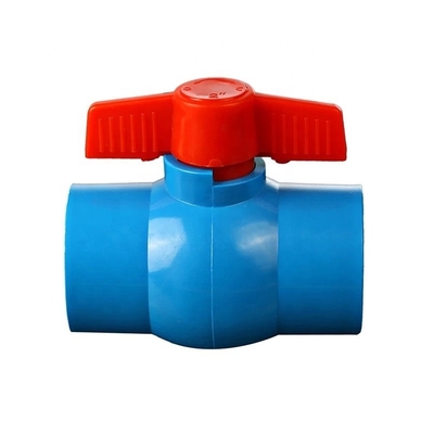 ANSI Kunststoffleitungen mit Standarddicke 1&quot; ANSI PVC Kugelventil Blau 1/2 Steckdose