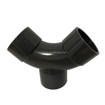 DN50 UPVC Y Branch Tee Pipe Fitting mit geschmiedeter Technik OEM unterstützt PN16 Druck