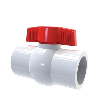 OEM ODM 3/2 PVC Kugelventil Steckdose für Wassermedien Allgemeine Anwendung