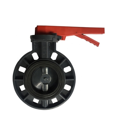 Wassermedien 2&quot;-12&quot; PVC Schmetterlingsventil Wafer Typ für Hydraulik Kugel Struktur Handbuch