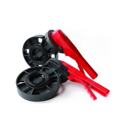 OEM UPVC Schmetterlingsventil DN 150 Doppelflansche Hydraulikleistung für allgemeine Anwendungen