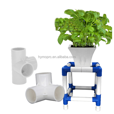 Installation von Rohrverbindungen aus Kunststoff OEM Elbow 3 Way Corner für DIY Kits und Möbel