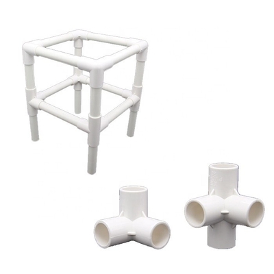 DIY Kinder Handwerk Vogelkäfig Wasserversorgung UPVC-Fittings Starke Rohrverbindungen Namen und Teile