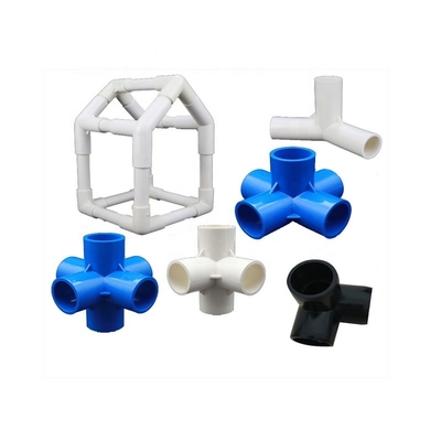 Installation von Rohrverbindungen aus Kunststoff OEM Elbow 3 Way Corner für DIY Kits und Möbel