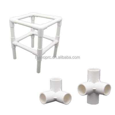 Installation von Rohrverbindungen aus Kunststoff OEM Elbow 3 Way Corner für DIY Kits und Möbel