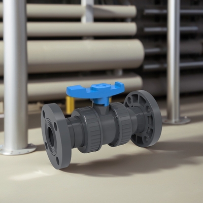 Socket/Thread Connection True Union Ball Valve mit PVC Flansche und OEM-Herstellung