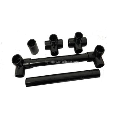 PVC-Rohrverbindungsbefestigungen für Sanitäranlagen ASTM Sch40 Anpassung Schwarze Farbe 1/2 &quot; Ellenbogen