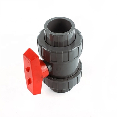 Socket/Thread Connection True Union Ball Valve mit PVC Flansche und OEM-Herstellung